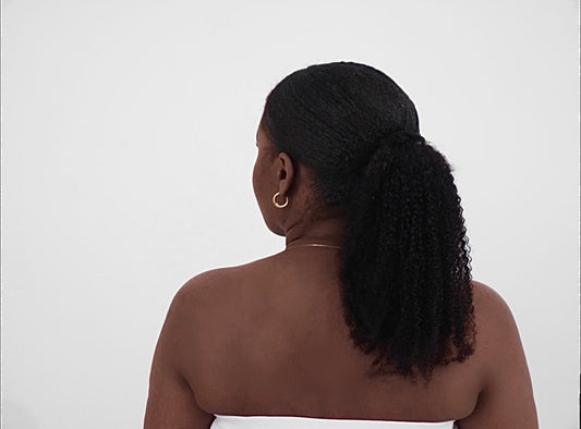 Afro Kinky Curly Ponytail for 4A/4B Queens