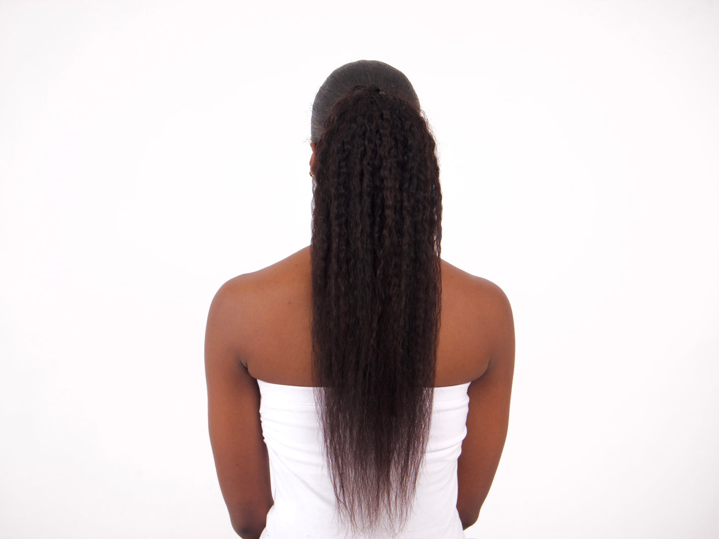 Kinky Straight Ponytail for Blow Out Queens