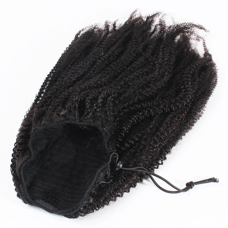 Afro Kinky Curly Ponytail for 4A/4B Queens