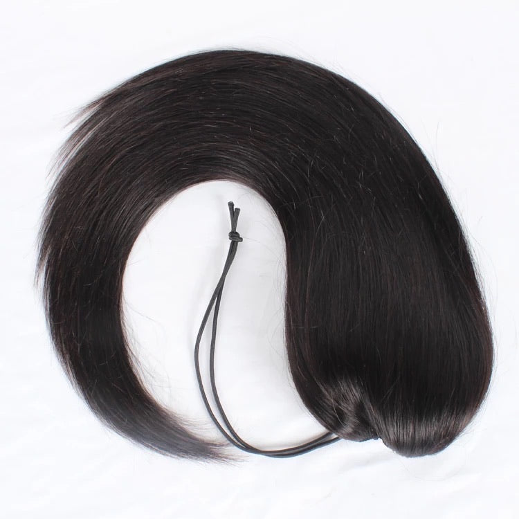 Light Yaki Ponytails for Silkpress Queens